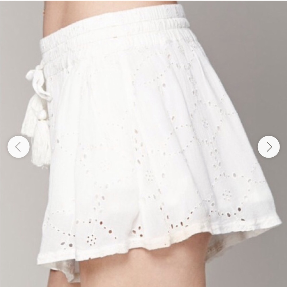 Free People Karlie Eyelet Shorts